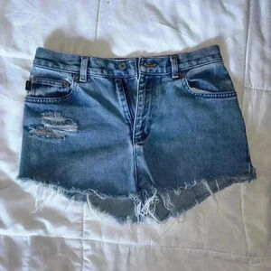 Lauren Ralph Lauren | Women's Distressed Denim Cut-Off Shorts Size 4